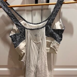 lululemon athletica Women's Black and White Top